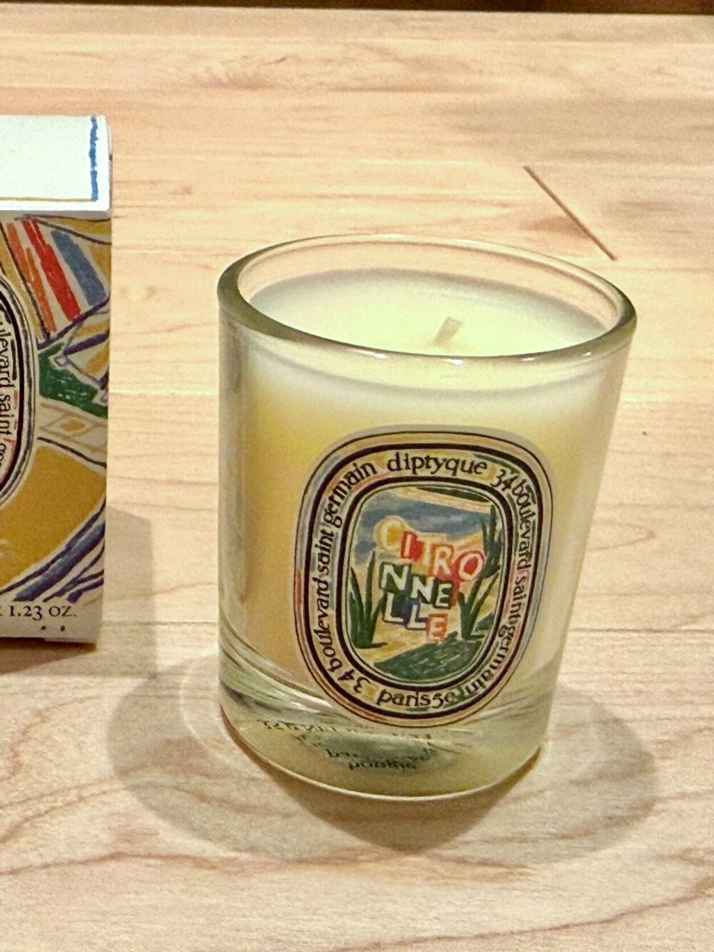 Diptyque Citronelle Candle - NIB